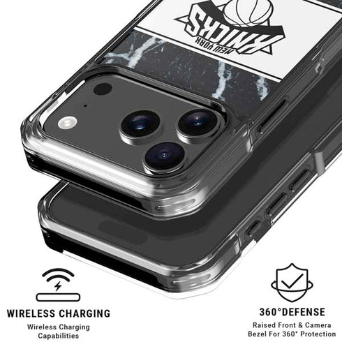 NBA New York Knicks Marble iPhone 18 Pro Clear Case