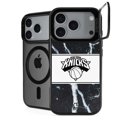 NBA New York Knicks Marble iPhone 18 Pro Max Kickstand Case