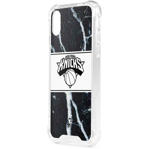NBA New York Knicks Marble iPhone XS Clear Case