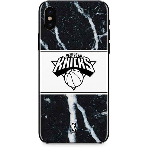 NBA New York Knicks Marble iPhone XS Skin