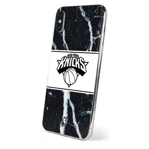 NBA New York Knicks Marble iPhone XS Skin