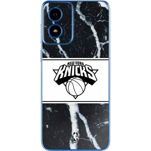 NBA New York Knicks Marble Moto G Play 4G (2024) Skin