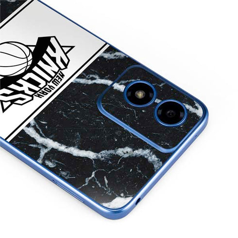 NBA New York Knicks Marble Moto G Play 4G (2024) Skin