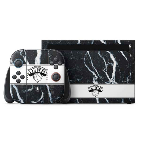NBA New York Knicks Marble Nintendo Switch 2 (2025) with Joy-Con Skin