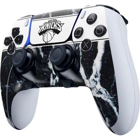 NBA New York Knicks Marble PS5 DualSense Edge Pro Controller Skin