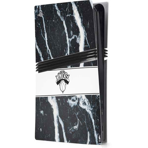 NBA New York Knicks Marble PS5 Pro Console Skin