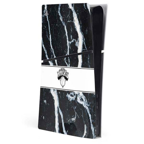 NBA New York Knicks Marble PS5 Slim Digital Edition Console Skin
