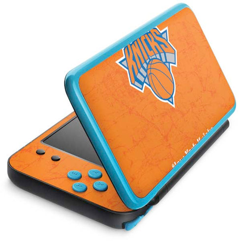NBA New York Knicks Orange Primary Logo Nintendo Skins