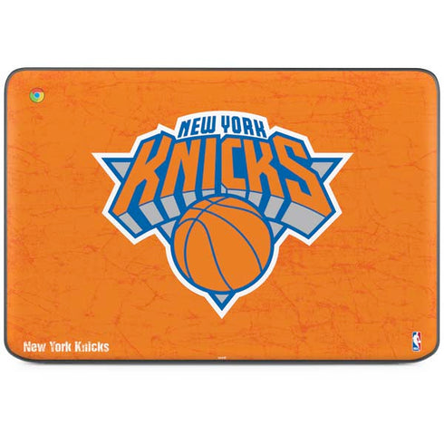 NBA New York Knicks Orange Primary Logo HP Chromebook Skin