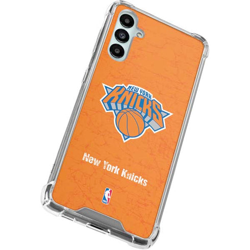 NBA New York Knicks Orange Primary Logo Gabb Phone 4 Clear Case