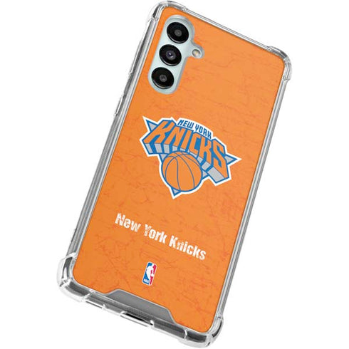 NBA New York Knicks Orange Primary Logo Galaxy A16 5G Clear Case