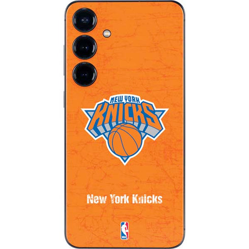 NBA New York Knicks Orange Primary Logo Galaxy A16 5G Skin