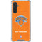 NBA New York Knicks Orange Primary Logo Galaxy A17 Clear Case