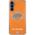 NBA New York Knicks Orange Primary Logo Galaxy A35 5G Clear Case