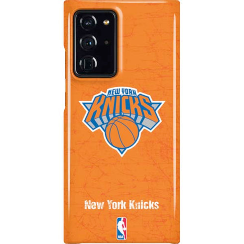NBA New York Knicks Orange Primary Logo Galaxy Cases