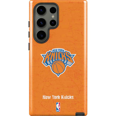 NBA New York Knicks Orange Primary Logo Galaxy S23 Ultra Pro Case
