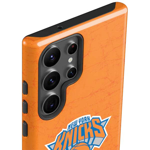 NBA New York Knicks Orange Primary Logo Galaxy S23 Ultra Pro Case