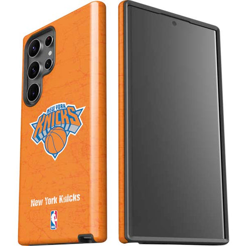 NBA New York Knicks Orange Primary Logo Galaxy S23 Ultra Pro Case