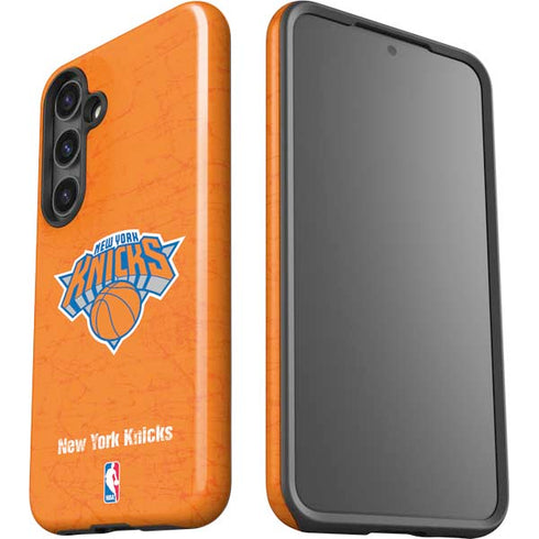 NBA New York Knicks Orange Primary Logo Galaxy S25 Plus Impact Case