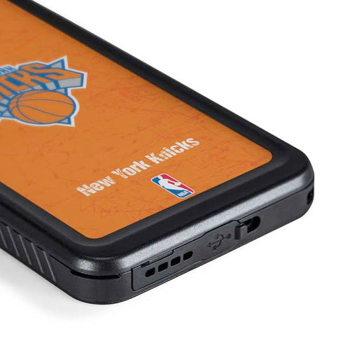 NBA New York Knicks Orange Primary Logo Galaxy S24 Waterproof Case