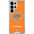 NBA New York Knicks Orange Primary Logo Galaxy S25 Ultra Clear Case