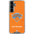 NBA New York Knicks Orange Primary Logo Galaxy S26 Clear Case