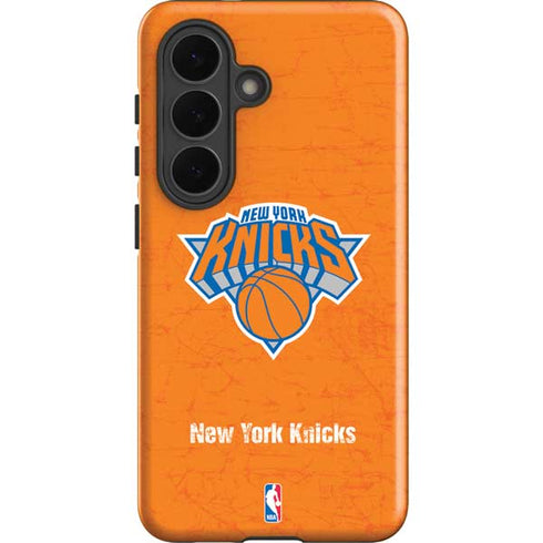 NBA New York Knicks Orange Primary Logo Galaxy S26 Impact Case