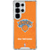 NBA New York Knicks Orange Primary Logo Galaxy S26 Ultra Clear Case