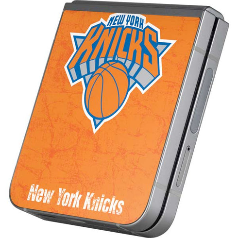 NBA New York Knicks Orange Primary Logo Galaxy Z Flip6 Skin