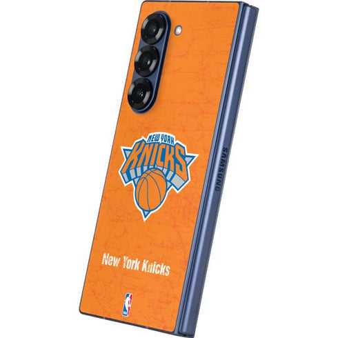 NBA New York Knicks Orange Primary Logo Galaxy Z Fold6 Skin