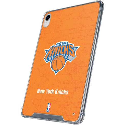 NBA New York Knicks Orange Primary Logo iPad 11th Gen (2025) Clear Case
