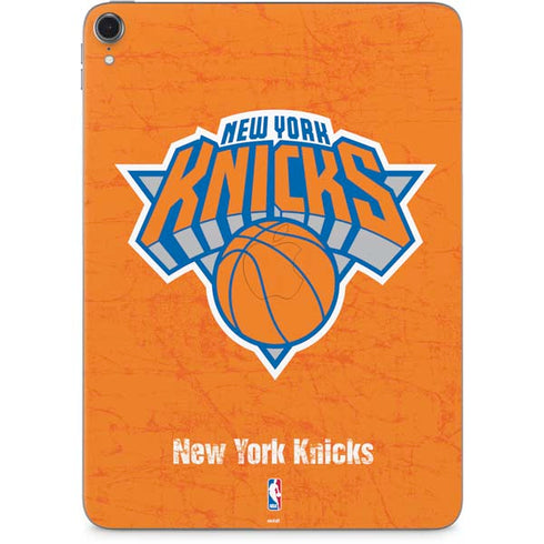 NBA New York Knicks Orange Primary Logo Apple iPad Pro Skin