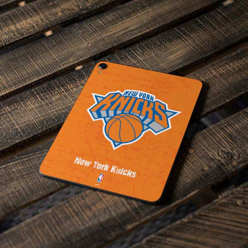 NBA New York Knicks Orange Primary Logo Apple iPad Pro Skin