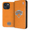 NBA New York Knicks Orange Primary Logo iPhone 15 Folio Case