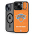 NBA New York Knicks Orange Primary Logo iPhone 15 Kickstand Case