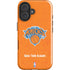 NBA New York Knicks Orange Primary Logo iPhone 16 Impact Case