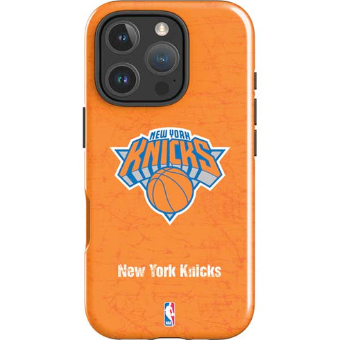 NBA New York Knicks Orange Primary Logo iPhone 16 Pro Impact Case