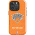 NBA New York Knicks Orange Primary Logo iPhone 16 Pro Impact Case