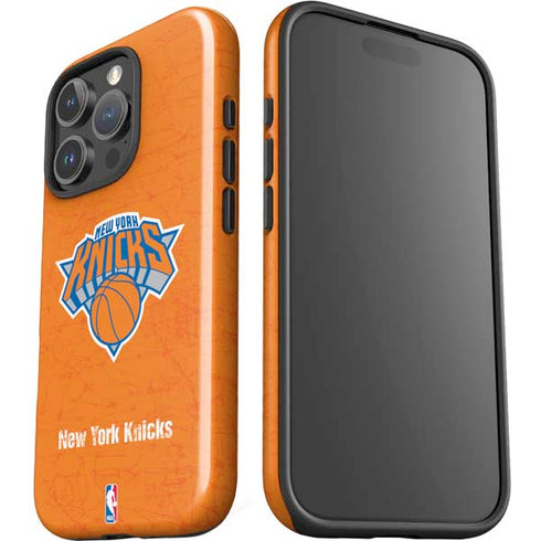 NBA New York Knicks Orange Primary Logo iPhone 16 Pro Impact Case