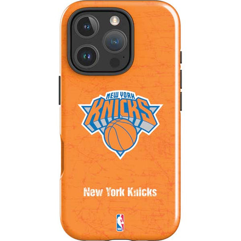 NBA New York Knicks Orange Primary Logo iPhone 16 Pro Max Impact Case