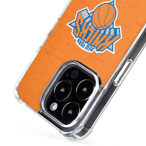 NBA New York Knicks Orange Primary Logo iPhone 16 Pro Max MagSafe Case
