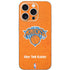 NBA New York Knicks Orange Primary Logo iPhone 16 Pro Skin