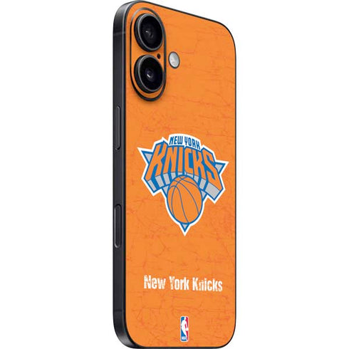 NBA New York Knicks Orange Primary Logo iPhone 16 Skin