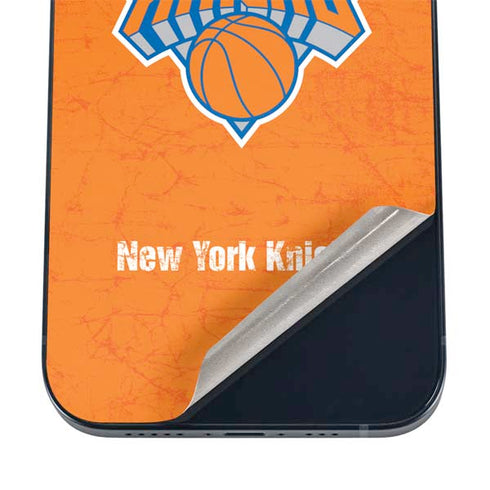 NBA New York Knicks Orange Primary Logo iPhone 16 Skin