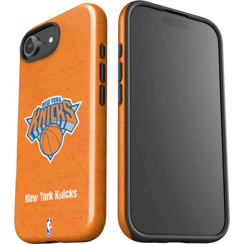 NBA New York Knicks Orange Primary Logo iPhone 16e Impact Case