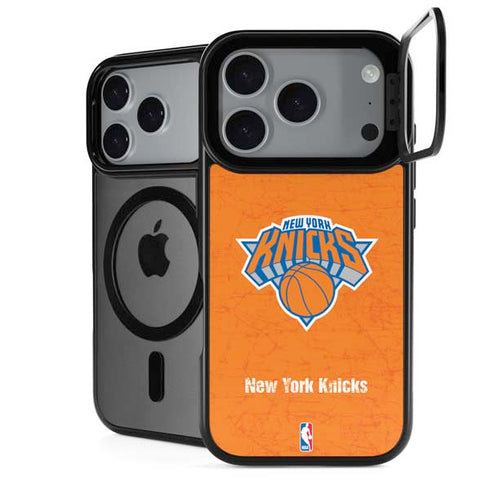 NBA New York Knicks Orange Primary Logo iPhone 18 Pro Kickstand Case