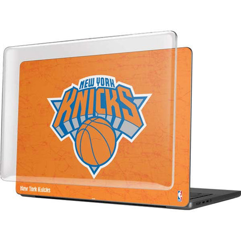 NBA New York Knicks Orange Primary Logo MacBook Pro 14in (2021-24) Case plus Skin