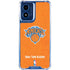 NBA New York Knicks Orange Primary Logo Moto G 5G (2024) Clear Case