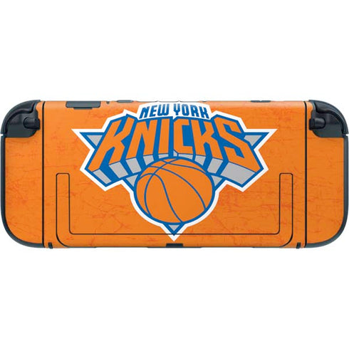 NBA New York Knicks Orange Primary Logo Nintendo Switch 2 (2025) with Joy-Con Skin