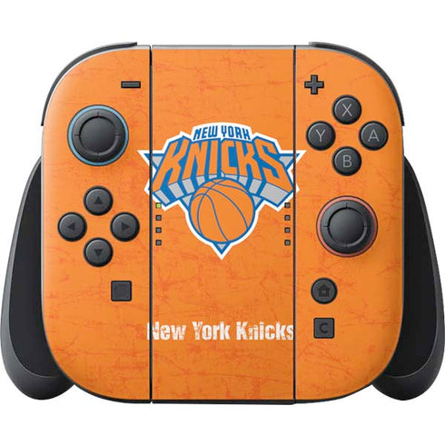 NBA New York Knicks Orange Primary Logo Nintendo Switch 2 (2025) Joy-Con Controller Skin